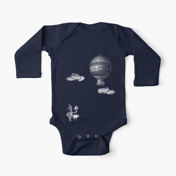 Up Up and Away Long Sleeve Baby One-Piece