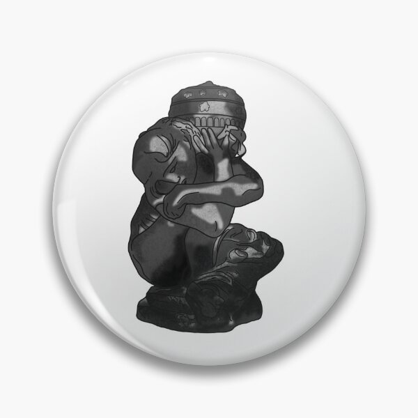 Item preview, Fallen Caryatid Carrying an Urn by Auguste Rodin designed and sold by ArchaeoAndASL.