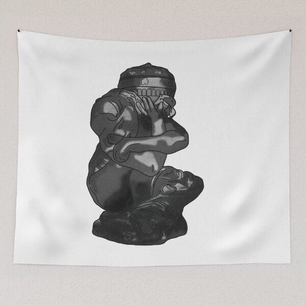 Item preview, Fallen Caryatid Carrying an Urn by Auguste Rodin designed and sold by ArchaeoAndASL.