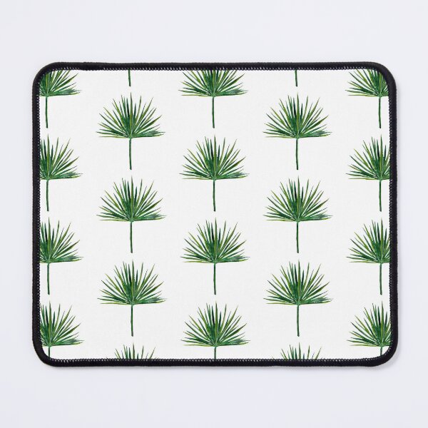 Item preview, Leaf palm seamless pattern watercolor illustration designed and sold by Yana Mustafina | Boho Soulful Designs.