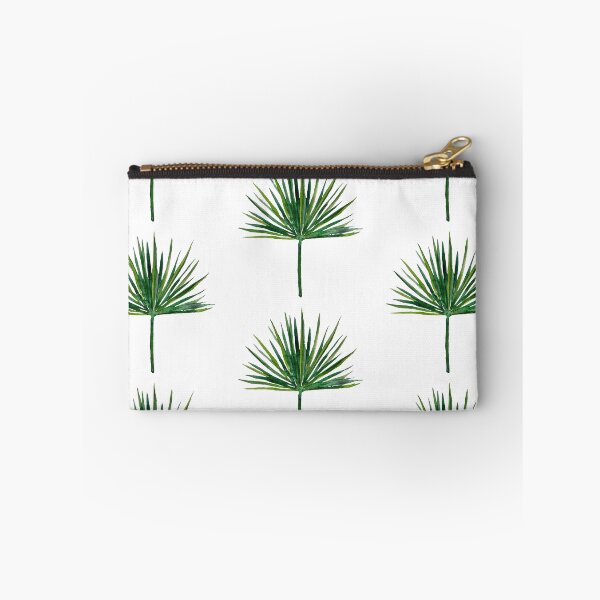 Item preview, Leaf palm seamless pattern watercolor illustration designed and sold by Yana Mustafina | Boho Soulful Designs.
