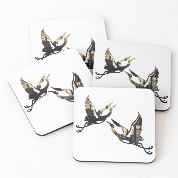 Item preview, Reflected Trees Herons designed and sold by damonasplace.