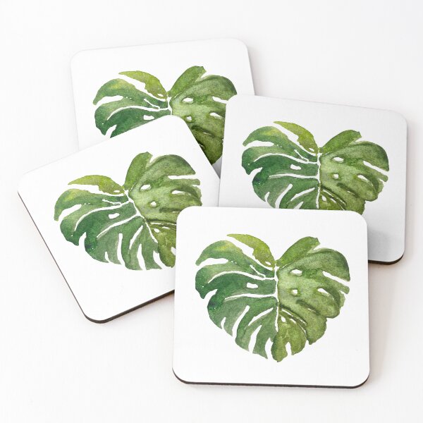 Item preview, Big palm leaf A nice watercolor illustration designed and sold by Yana Mustafina | Boho Soulful Designs.