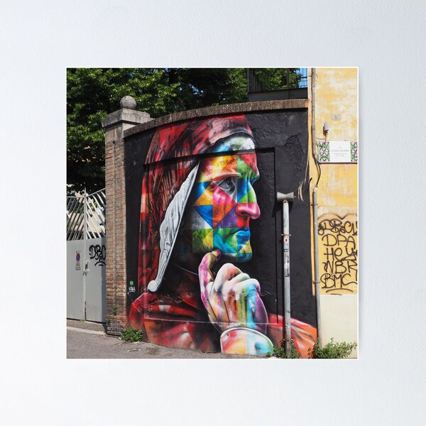 Item preview, Ravenna - Dante Aligheri Streetart designed and sold by Maureen Keogh.