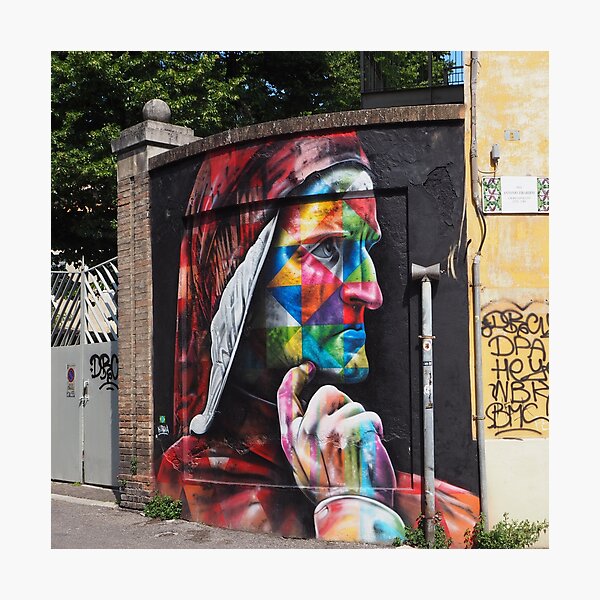 Item preview, Ravenna - Dante Aligheri Streetart designed and sold by Maureen Keogh.