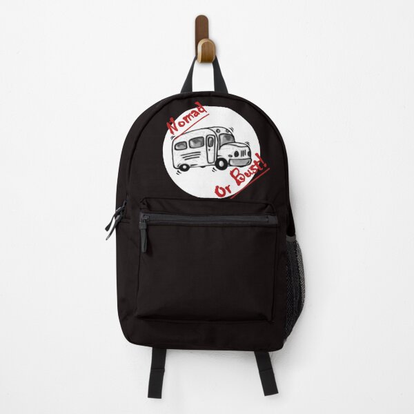Item preview, Nomad or Bust Logo designed and sold by SkoolieSupply.