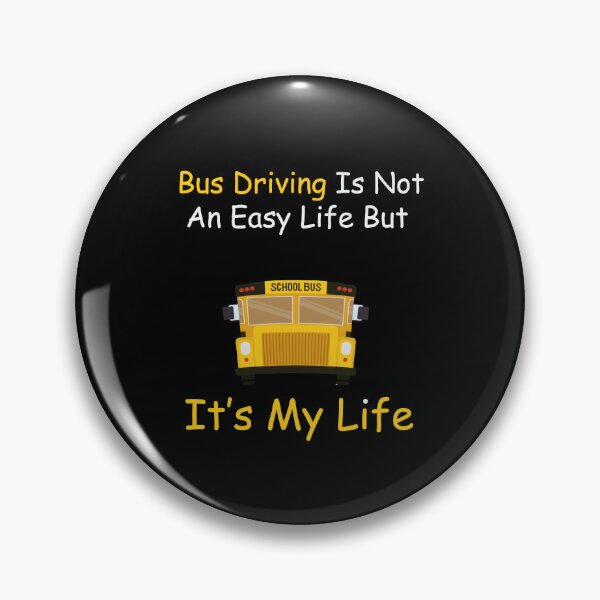Item preview, bus driving is not an easy life but it s my life designed and sold by sssweetness.
