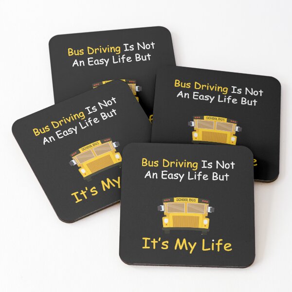 Item preview, bus driving is not an easy life but it s my life designed and sold by sssweetness.