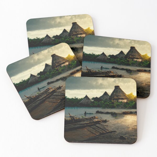 Item preview, Native American Village as they were designed and sold by AmazinfArt.