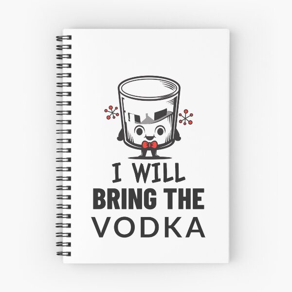 Aperçu de l'œuvre J'APPORTERAI LA VODKA créée et vendue par BestCoolStuff.