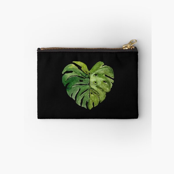 Item preview, Big palm leaf watercolor illustration on black background  designed and sold by Yana Mustafina | Boho Soulful Designs.