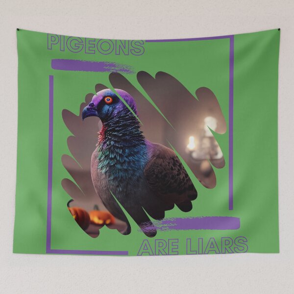 Item preview, Zombie Pigeons are Liars designed and sold by TheCreativeFab.