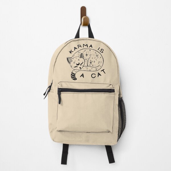 Item preview,  Karma is a cat | Karma black and white designed and sold by BloompodDesigns.