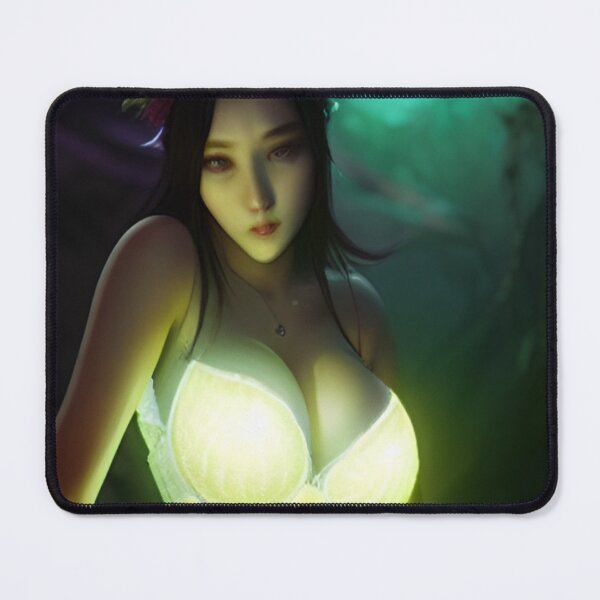 Item preview, Glowing Asian Chinese Beauty Fantasy Lingerie Original Sexy Erotic Ecchi Pinup Female Model Pose Babe Hentaii Bikini Latex Lace Suit designed and sold by Hot-as-hell.
