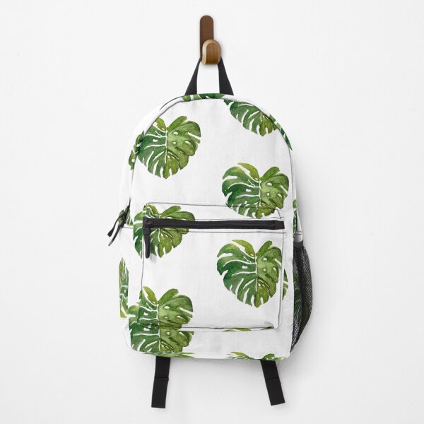 Item preview, Big palm leaf seamless pattern watercolor illustration designed and sold by Yana Mustafina | Boho Soulful Designs.