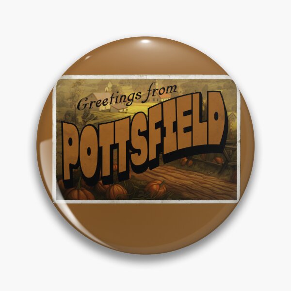 Item preview, Pottsfield Vintage Postcard designed and sold by Kapitan515.