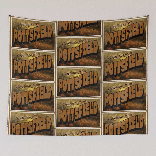 Item preview, Pottsfield Vintage Postcard designed and sold by Kapitan515.