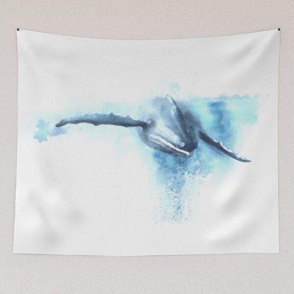 Item preview, Humpback whale diving designed and sold by Jasson.