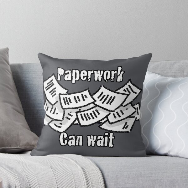 Item preview, The Paperwork Can Wait designed and sold by NigelSutherland.