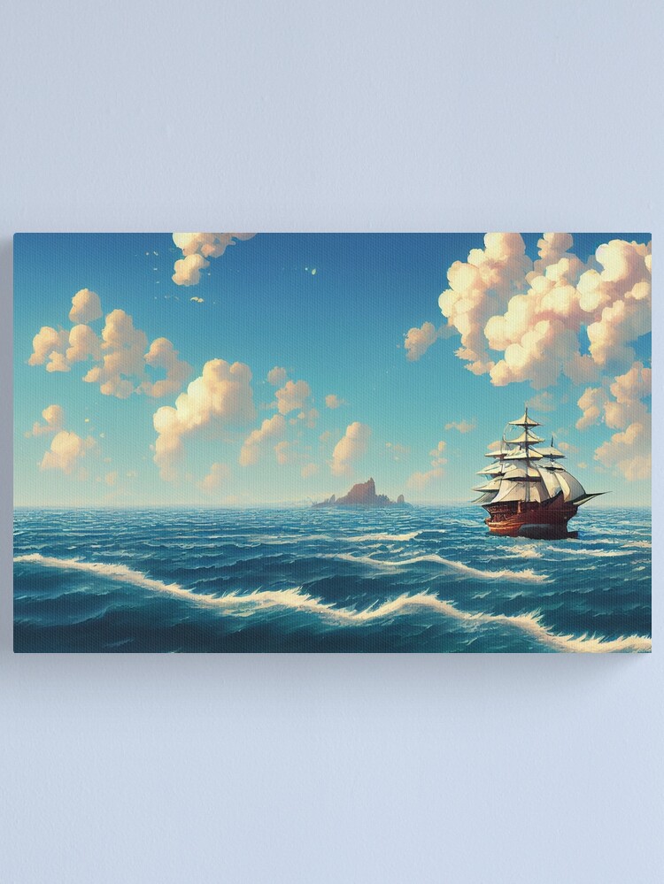 Alternate view of Set sail to the Sea !  Canvas Print
