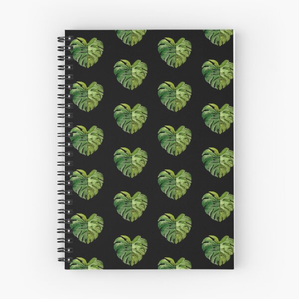 Item preview, Big palm leaf black pattern watercolor illustration designed and sold by Yana Mustafina | Boho Soulful Designs.