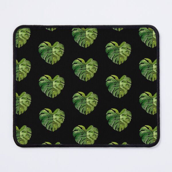Item preview, Big palm leaf black pattern watercolor illustration designed and sold by Yana Mustafina | Boho Soulful Designs.