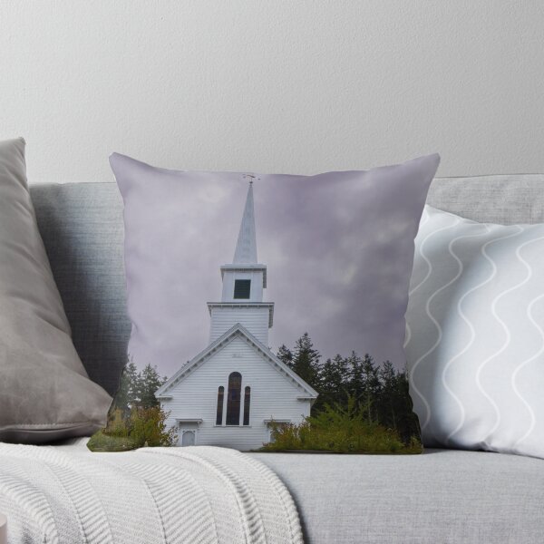 Item preview, Church on a Hill in Maine designed and sold by BeaSchoney.