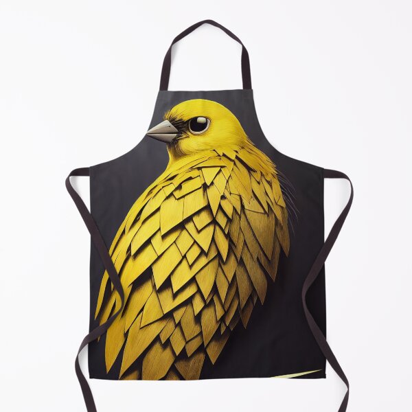 Item preview, Canary with overlapping polygonal feathers designed and sold by SingularityGeek.