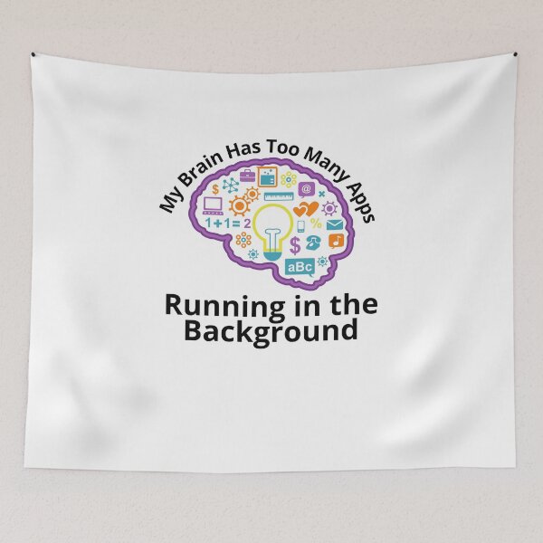 Item preview, Too Many Apps Running designed and sold by BuraxisQuotes.