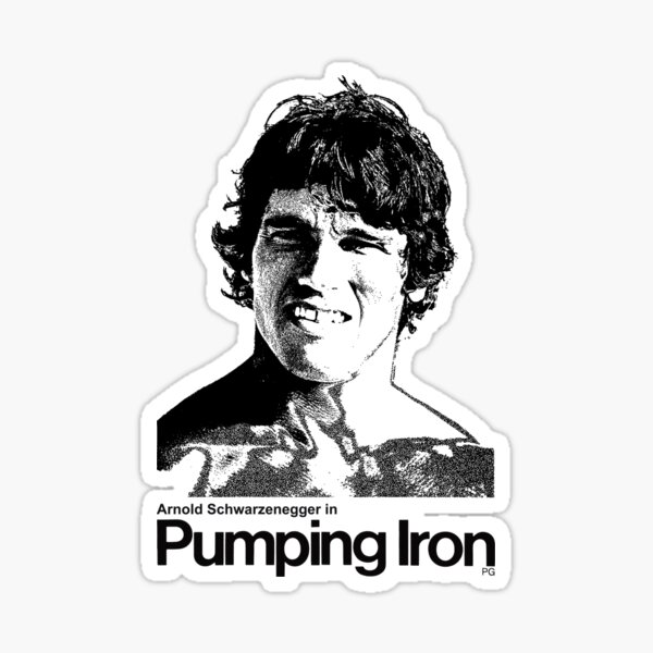 Pumping Iron Sticker