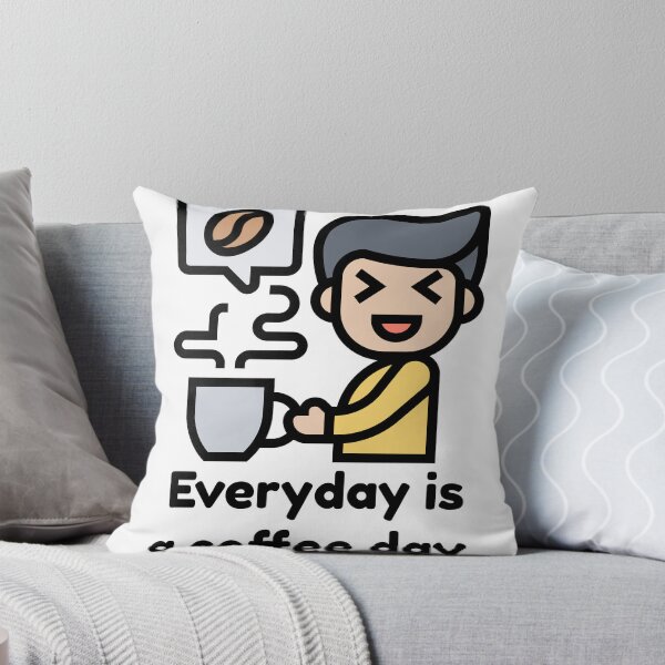 Item preview, Everyday is a coffee day quote designed and sold by samtrepeneur.