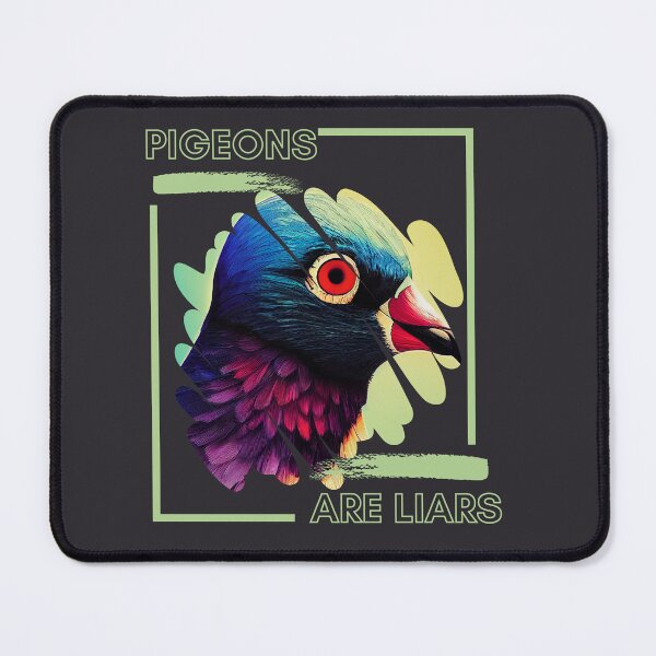 Item preview, Close Up Pigeons are Liars designed and sold by TheCreativeFab.