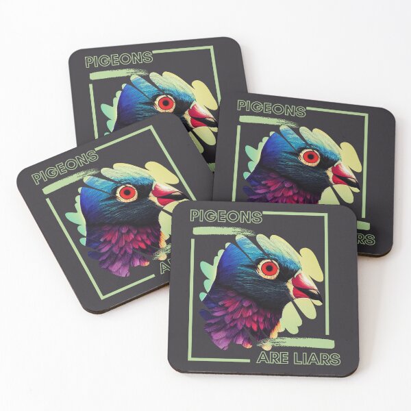 Item preview, Close Up Pigeons are Liars designed and sold by TheCreativeFab.