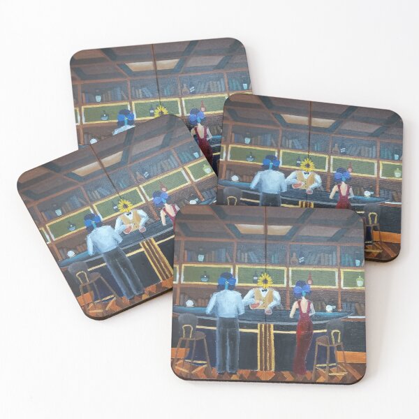 Item preview, Original Art, Speakeasy Aesthetic, Would you like to have a drink with me? designed and sold by LinaPark-Art.