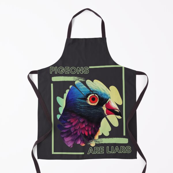 Item preview, Close Up Pigeons are Liars designed and sold by TheCreativeFab.