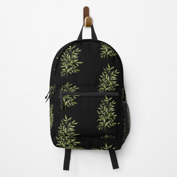 Item preview, beauty green branch leaves watercolor illustration seamless pattern designed and sold by Yana Mustafina | Boho Soulful Designs.