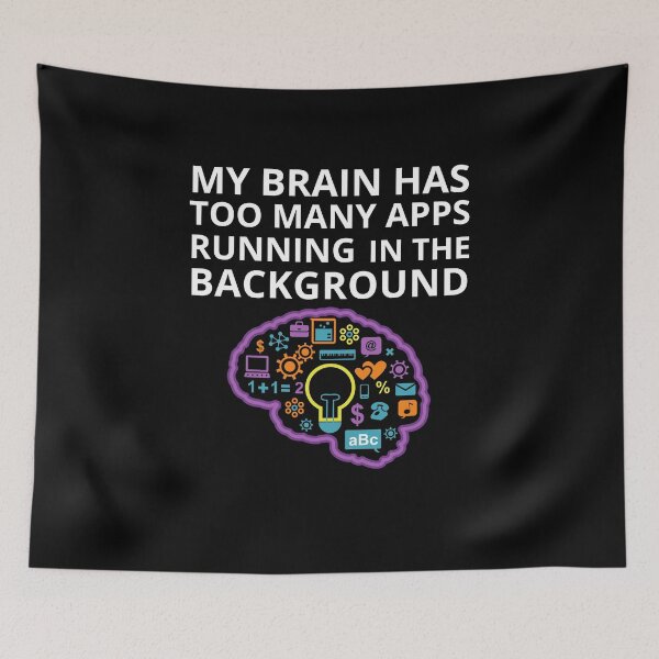 Item preview, Overthinking designed and sold by BuraxisQuotes.