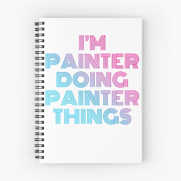Item preview, I'm Painter Doing Painter Things Retro Neon designed and sold by SVPOD.
