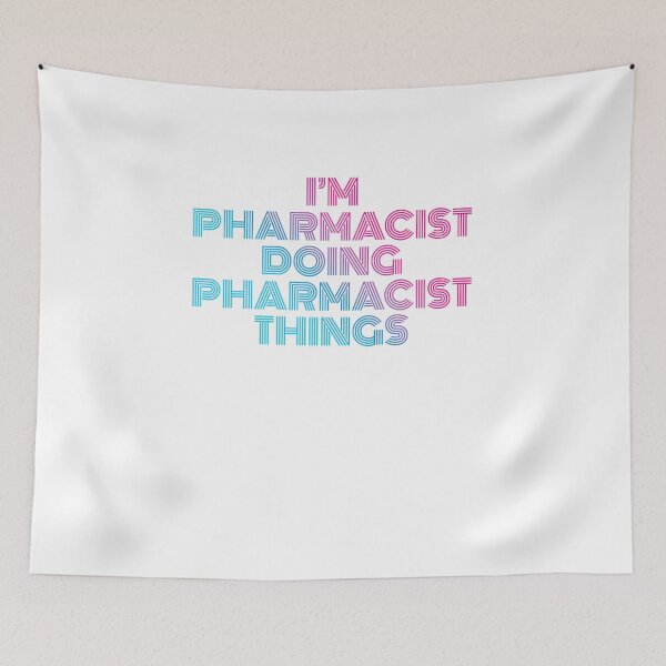 Item preview, I'm Pharmacist Doing Pharmacist Things Retro Neon designed and sold by SVPOD.