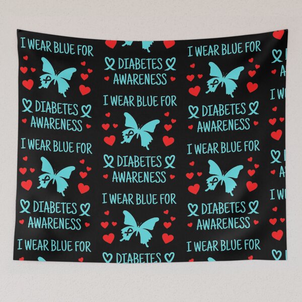 Item preview, I Wear Blue For Diabetes Awareness Month Type 1 Diabetes designed and sold by Trankix.