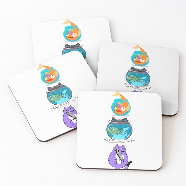 Item preview, FUNNY CAT AND FISH DESIGN designed and sold by BestCoolStuff.