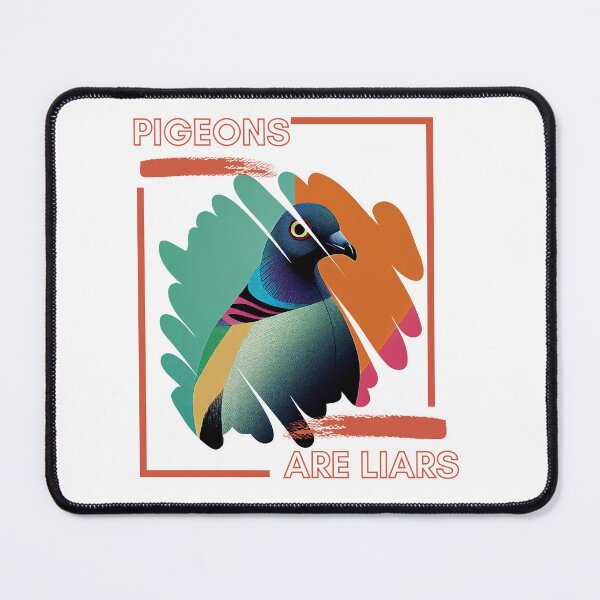 Item preview, Art Pop Style Pigeons are Liars designed and sold by TheCreativeFab.