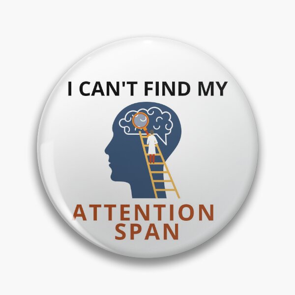 Item preview, Lost My Attention designed and sold by BuraxisQuotes.
