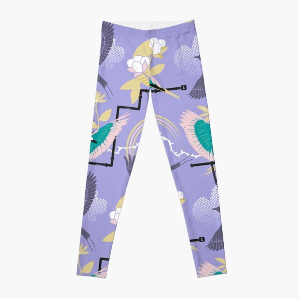 Capri Leggings inspired by Lilac-breasted Roller Bird – khameleo