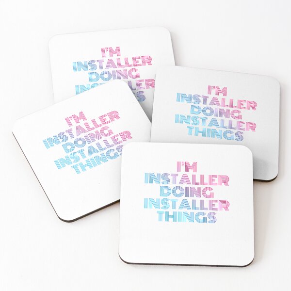 Item preview, I'm installer Doing installer Things Retro Neon designed and sold by SVPOD.