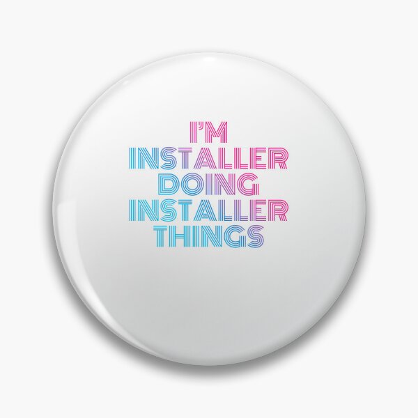 Item preview, I'm installer Doing installer Things Retro Neon designed and sold by SVPOD.