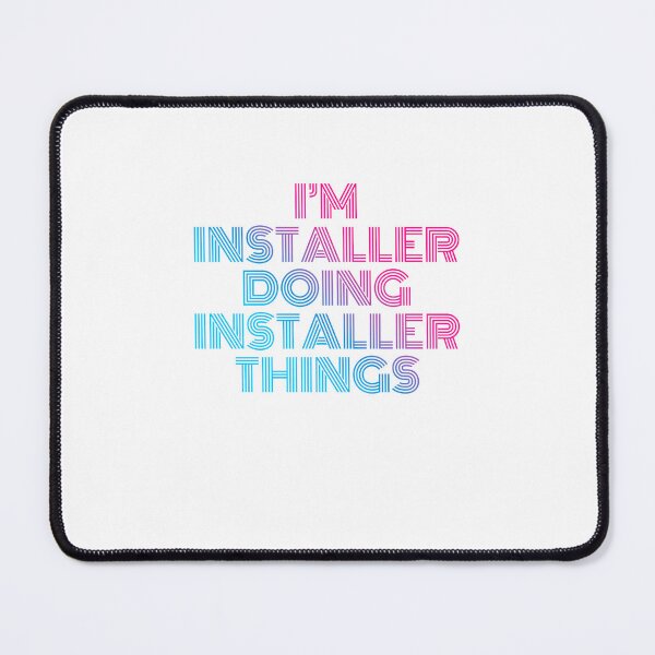 Item preview, I'm installer Doing installer Things Retro Neon designed and sold by SVPOD.