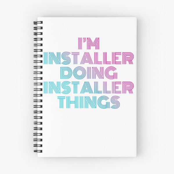Item preview, I'm installer Doing installer Things Retro Neon designed and sold by SVPOD.