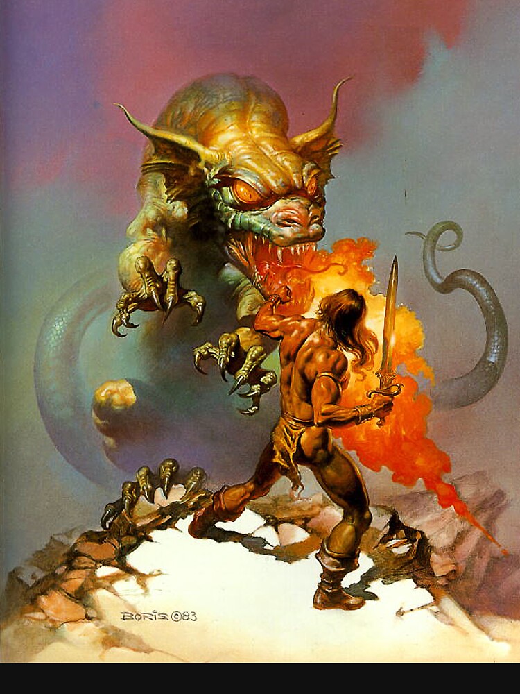 "Boris Vallejo Conan the barbarian" Tshirt for Sale by LiraStudio7