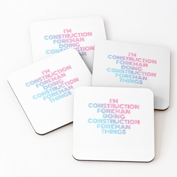 Item preview, I'm Construction Foreman Doing Construction Foreman Things Retro Neon designed and sold by SVPOD.